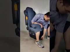 Zastosowalne zawieszenie powietrzne Siedzenia ciężarowe Skóra Siedzenie kierowcy