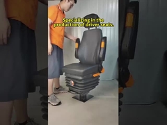 Siedzenie kierowcy ciężarówki M801 Siedzenie z mechanicznym zawieszeniem PU skóra